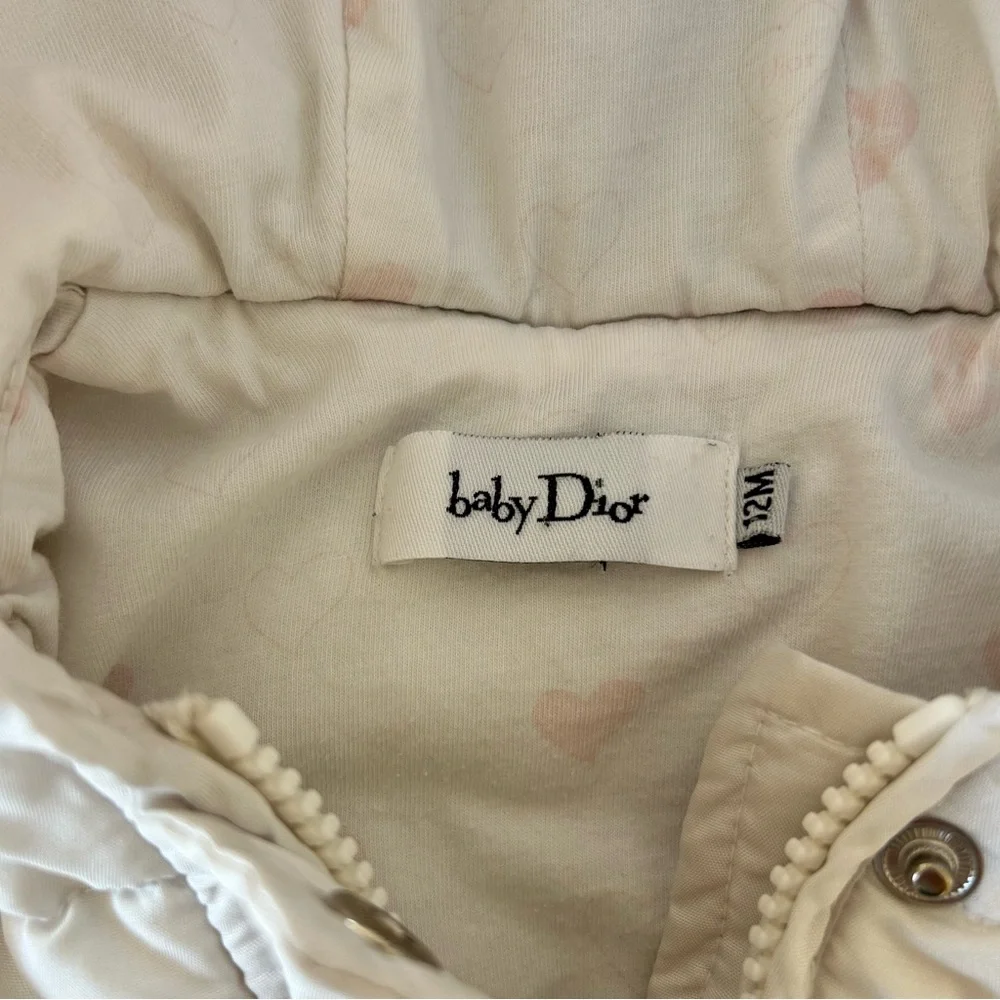 Baby Dior Girl Puffer Jacket 12 months - Picture 4 of 10